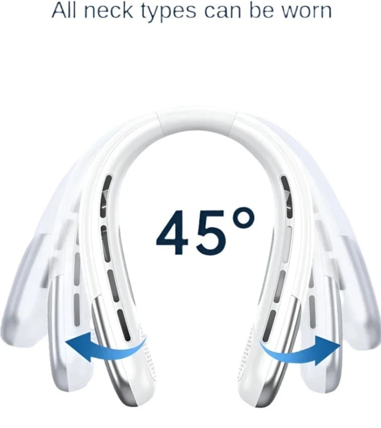 CoolBreeze AI Neck Fan