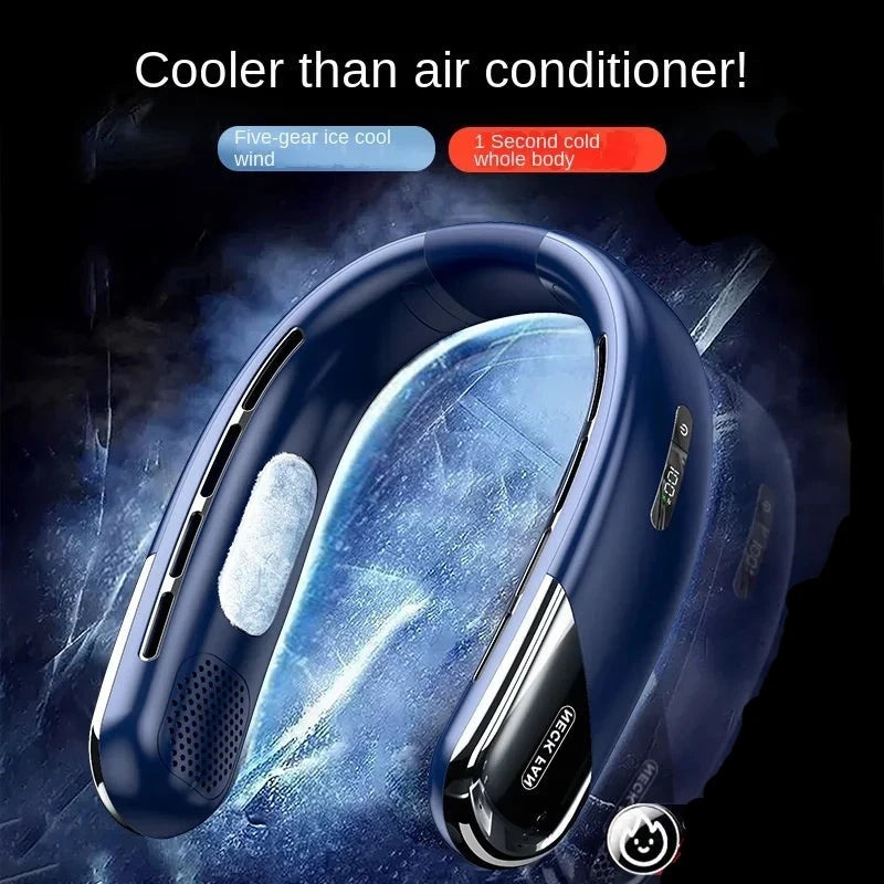 CoolBreeze AI Neck Fan