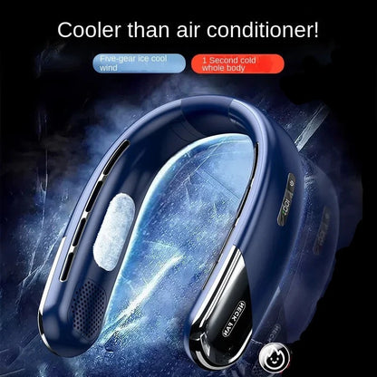 CoolBreeze AI Neck Fan