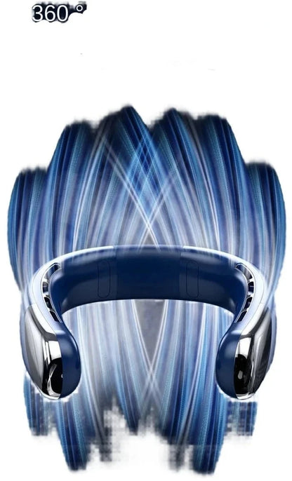 CoolBreeze AI Neck Fan